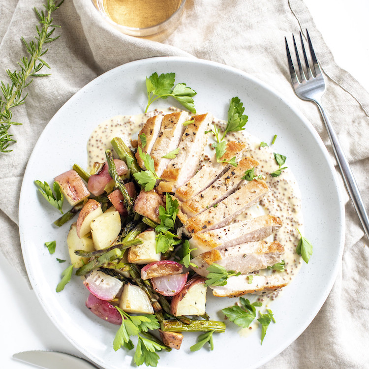 Picture of Mustard Cream Pork Chops